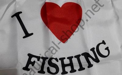 Флаг рыбацкий "I LOVE BOATING" 30х45 см, 3718