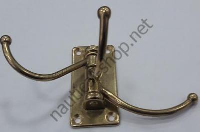 Вешалка из латуни на три крючка, 205A.L