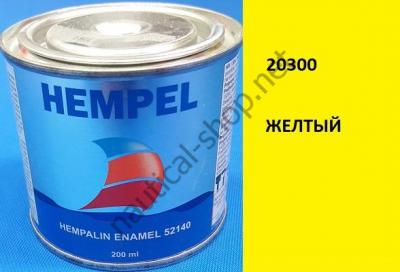 Краска алкидная Hempalin Enamel желтый (0,2 л), 20300