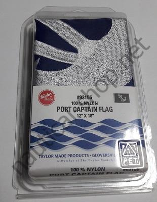 Флаг на катер "Port Captain" 30х45 см, в упаковке, 93155