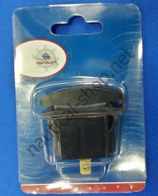 Врезное гнездо питания с двумя USB выходами с защитной крышкой для герметичности, 14.195.60