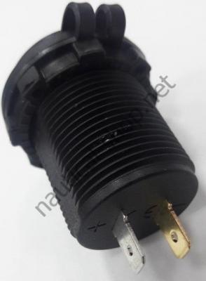 Врезное гнездо USB с двумя выходами и подсветкой, контакты для монтажа, Sunfine Marine 50799-1 