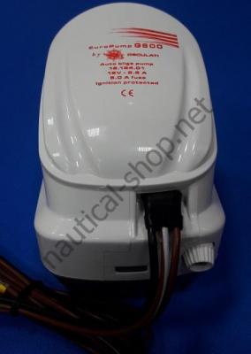 Помпа трюмная автоматическая Europump II G600, 38 л/мин, вид сверху, 16.124.01