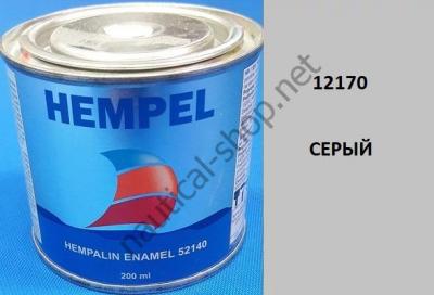 Краска алкидная Hempalin Enamel серый (0,2 л), 12170