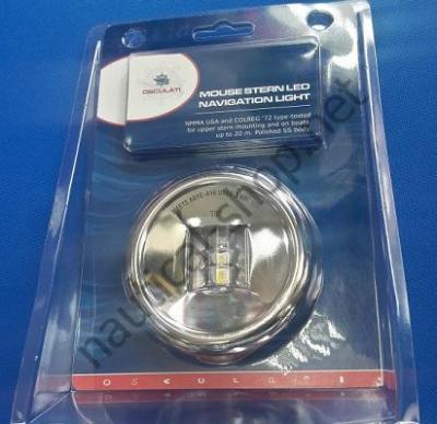 Светодиодный кормовой огонь Mouse Stern Led для лодок, катеров до 20 м, 11.036.21, Osculati (Италия)