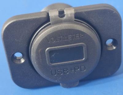 Гнездо USB с двумя выходами с  водонепроницаемым защитным колпачком, 14.516.01 Osculati