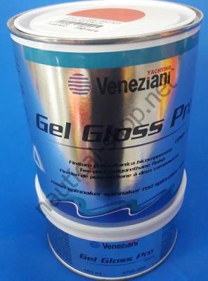 Краска двухкомпонентная полиуретановая Gel Gloss Pro, 0.75 л, красный 65.008.00RO Veneziani Yachting