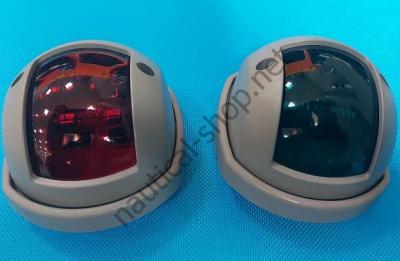 Навигационные огни Compact Sphera из АБС-пластика серого цвета, для лодок, катеров до 12 м
