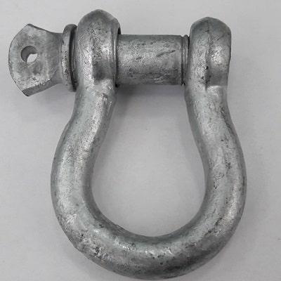 Подковообразная такелажная скоба из оцинкованной стали 6 мм, 08.329.06
