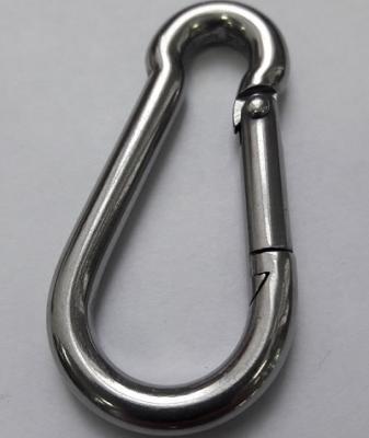 Карабин из нержавейки без проушины 4 мм, 09.187.04